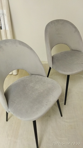 Стул на металлокаркасе Ирре светло-коричневый / черный глянец фото покупателя 2