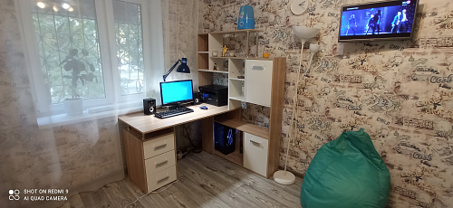 Компьютерный стол КС15 правый дуб сонома фото покупателя 20