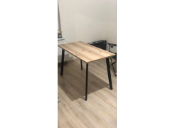 Стол Тринити Лофт 120 32 мм бетон / черный матовый фото покупателя 378