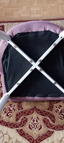 Стул на металлокаркасе Kora light blue / white фото покупателя 259