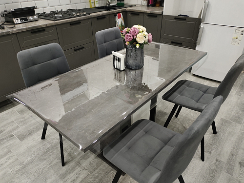 Стул Чилли 2 темно-серый  / черный фото покупателя 1389