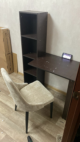 Стул на металлокаркасе Kora dark gray / black фото покупателя 303