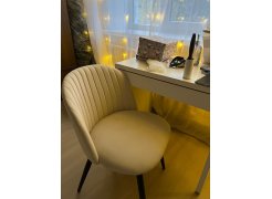 Стул на металлокаркасе Gabi 1 gray / black фото покупателя 120