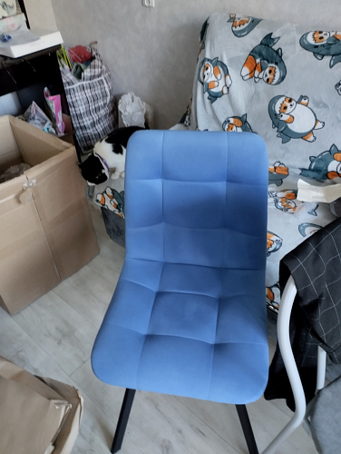 Комплект стульев Чилли 2 шт бежевый / черный фото покупателя 696