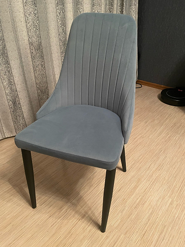 Стул на металлокаркасе Kora gray / black фото покупателя 26