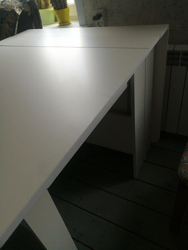 Стол обеденный раздвижной СтК7 дуб молочный фото покупателя 148