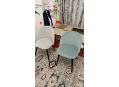 Стул на металлокаркасе Gabi 1 gray / black фото покупателя 507