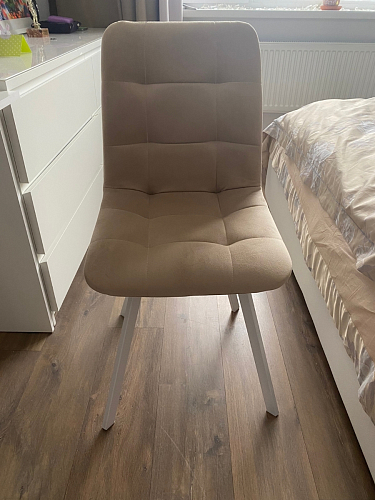 Стул на металлокаркасе Чилли черный / зеленый фото покупателя 1158