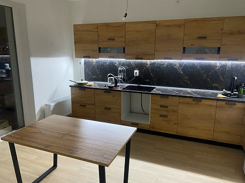 Деревянный стол Лота Лофт 140х80 черный матовый / бетон светлый фото покупателя 494