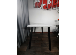 Стол Тринити Лофт 120 32 мм бетон / черный матовый фото покупателя 18