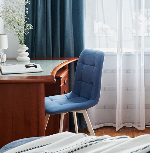 Стул на металлокаркасе Чилли зеленый / черный фото покупателя 1260