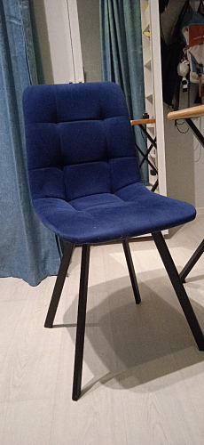 Стул на металлокаркасе Чилли бирюзовый / черный фото покупателя 1457