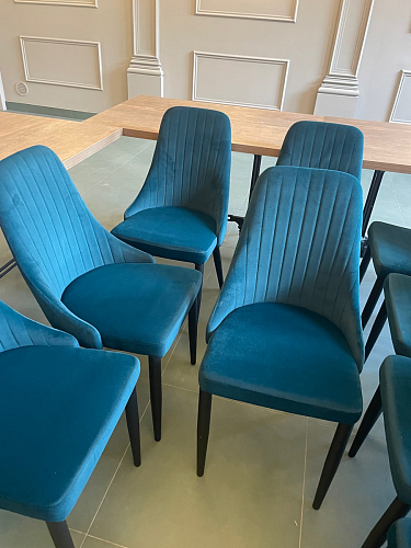 Стул на металлокаркасе Kora dark gray / black фото покупателя 312