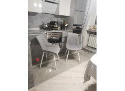 Стул на металлокаркасе Вейв темно-серый / черный фото покупателя 4