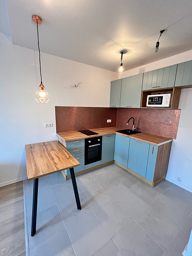 Стол Тринити Лофт 120 32 мм дуб галифакс табако / черный матовый фото покупателя 306