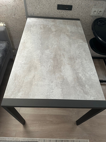 Стол Центавр бетон / графит фото покупателя 26