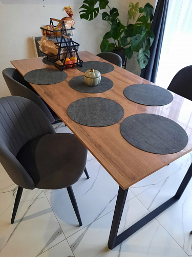 Стул на металлокаркасе Gabi gray / black фото покупателя 582