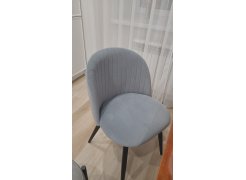 Стул на металлокаркасе Gabi blue / black фото покупателя 839