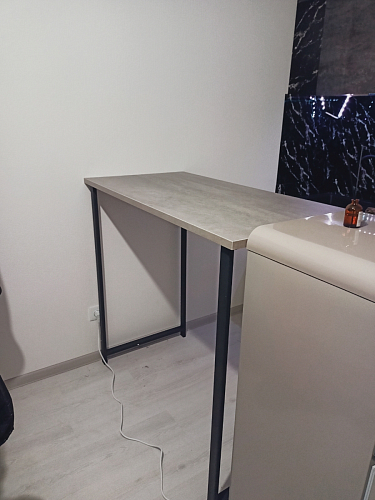 Барная стойка Дилан Лофт 120х60х90 бетон фото покупателя 142