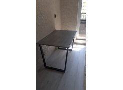 Стол Лота Лофт 140 25 мм черный матовый / бетон фото покупателя 562