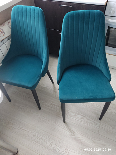 Стул на металлокаркасе Kora beige / black фото покупателя 370