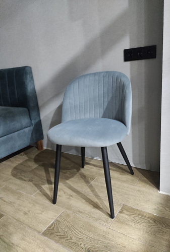 Стул на металлокаркасе Gabi latte / gold / black фото покупателя 865