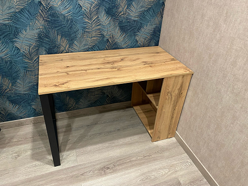 Письменный стол Битти Лофт 116х60х75 дуб делано светлый / белый матовый фото покупателя 112