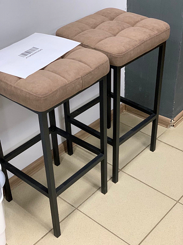 Барный стул Лофт линкольн белый / белый матовый фото покупателя 201