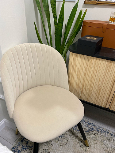 Стул на металлокаркасе Gabi green / black / silver фото покупателя 128