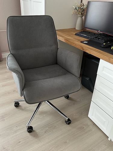 Компьютерное кресло York/Йорк серое фото покупателя 15