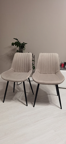 Стул на металлокаркасе Седа К кирпичный / черный фото покупателя 103