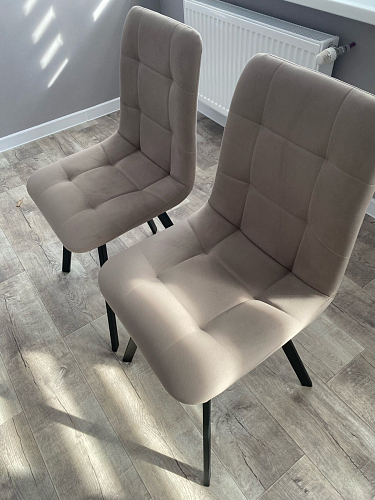 Комплект стульев Чилли 2 шт бежевый / черный фото покупателя 1434