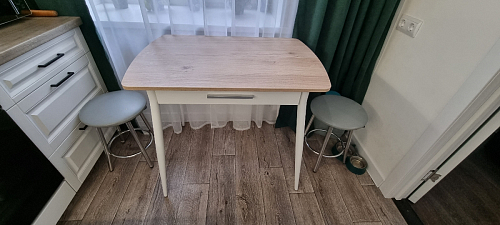 Стол Ревари эврика / белый фото покупателя 6