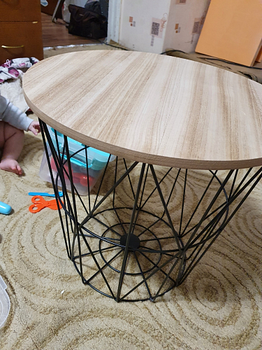 Журнальный столик Mariffa белый / черный фото покупателя 17