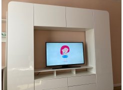 Готовая гостиная Румба белый / белый глянец  - Уцененный экземпляр фото покупателя 28