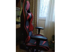 Компьютерное кресло Racer черное / оранжевое фото покупателя 155