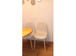 Стул на металлокаркасе Lilu темно-бежевый / белый фото покупателя 30