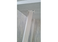 Стол Тринити Лофт 120 32 мм бетон / черный матовый фото покупателя 657