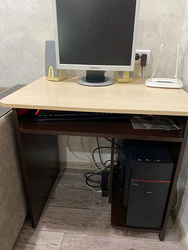 Компьютерный стол КСТ-21.1 белый фото покупателя 7