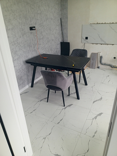 Керамический стол Норман 120(180)х80 shakespeare black / черный фото покупателя 29