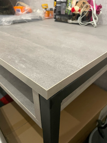 Письменный стол Леон Лофт бетон / черный матовый фото покупателя 25