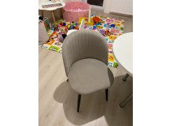 Стул на металлокаркасе Gabi 1 gray / black фото покупателя 660