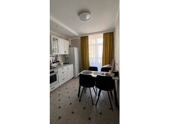 Деревянный стол Барон О 200 х 90 черная пленка шагрень / белый фото покупателя 81