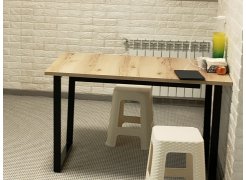 Стол Лота Лофт 120 25 мм сабия / черный матовый фото покупателя 619