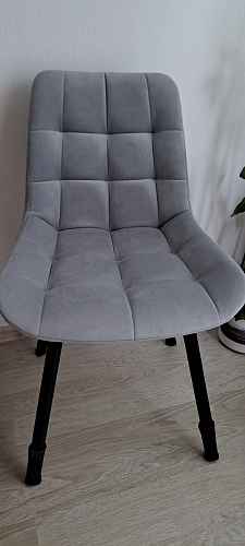 Стул на металлокаркасе Челси К бирюзовый / черный фото покупателя 27