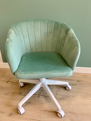 Компьютерное кресло Тибо светло-коричневый / белый фото покупателя 75