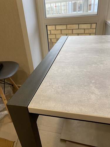 Стол Центавр дуб галифакс / черный матовый фото покупателя 86