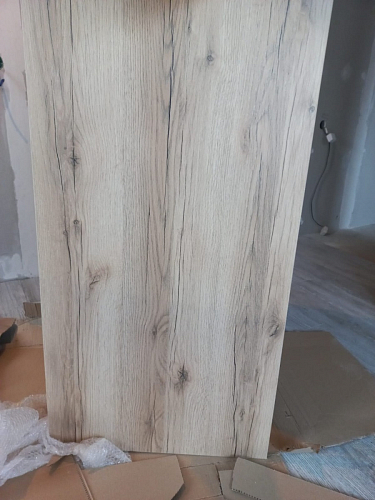 Письменный стол Битти Лофт 116х60х75 дуб вотан / черный матовый фото покупателя 52