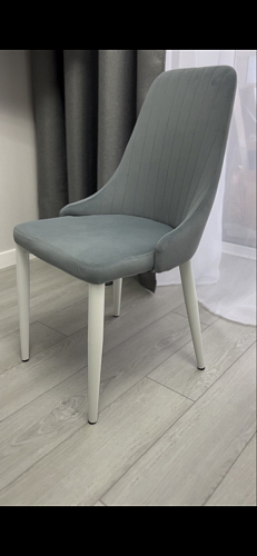 Стул на металлокаркасе Kora white / gray фото покупателя 402