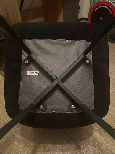 Комплект стульев Чилли 4 шт темно-серый / черный фото покупателя 368